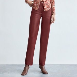 Aritzia, The Melina Pant - High Waisted Vegan Leather Pants New with Tags!